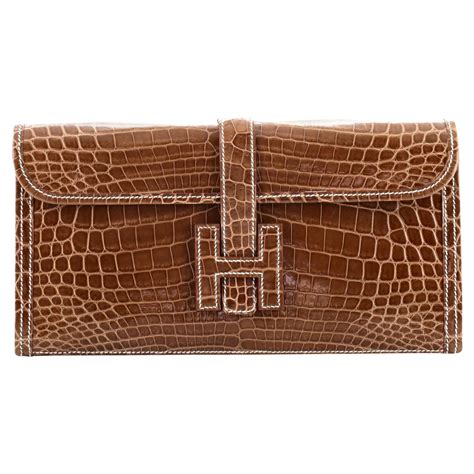 hermes jige clutch crocodile price|hermes clutch price.